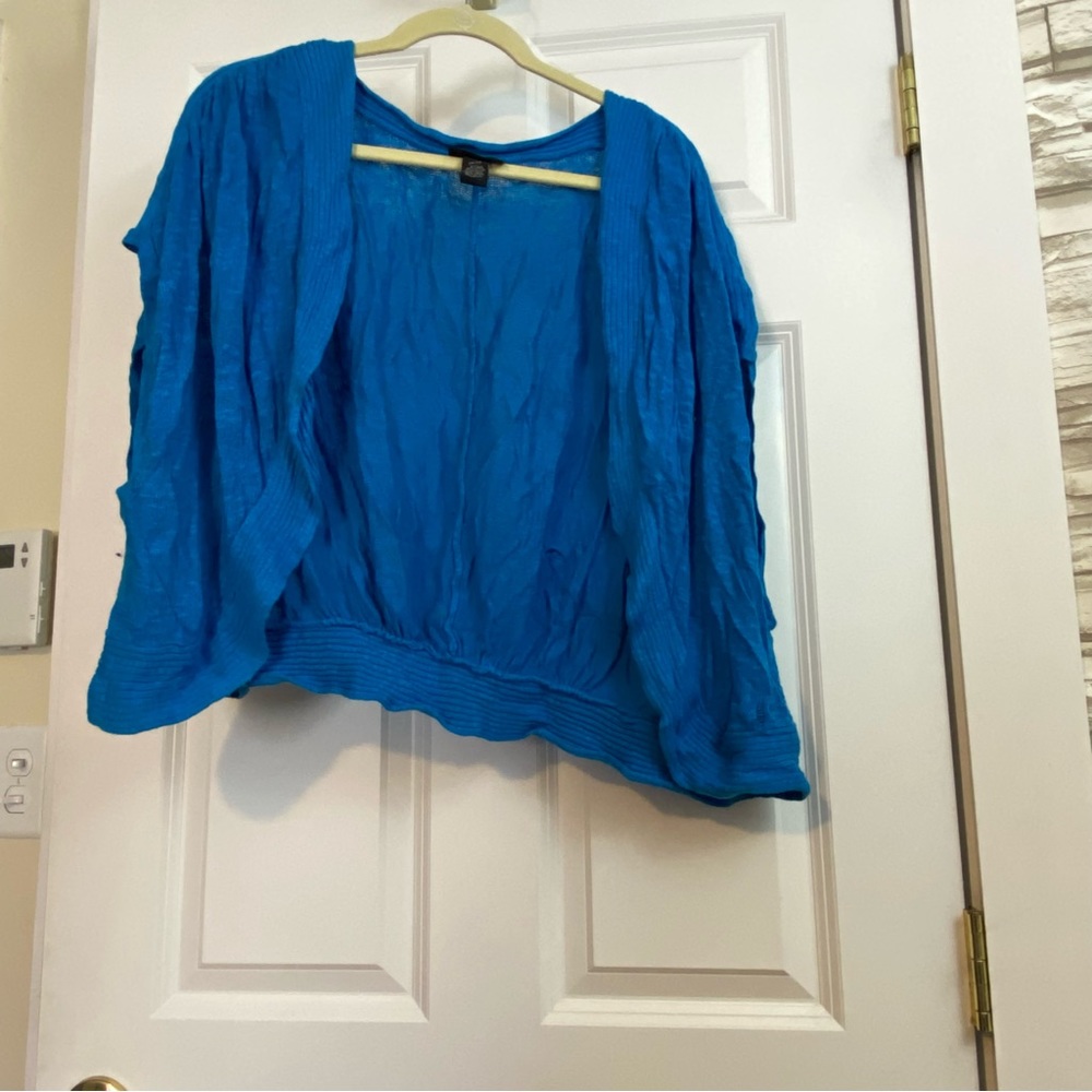 Lane Bryant blue bolero 26/28